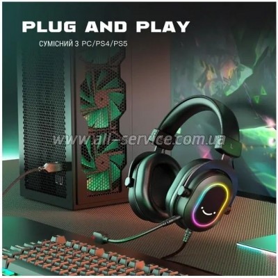 �������� Fifine H6 RGB 7.1 Black (H6)