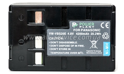  PowerPlant Panasonic VW-VBS20E (DV00DV1156)
