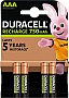 Аккумулятор Duracell AAA HR03 750mAh * 4 (5007331) Аккумулятор Duracell AAA HR03 750mAh * 4 (5007331)