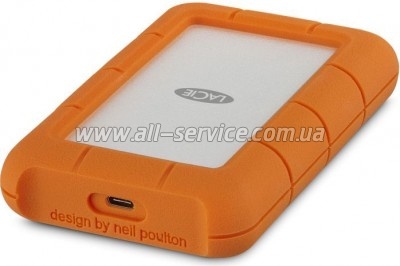  2TB LACIE USB-C External Orange (STFR2000800)