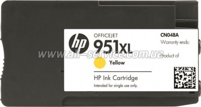 �������� HP �951XL HP Officejet Pro 8100 N811a/ N811d yellow (CN048AE)