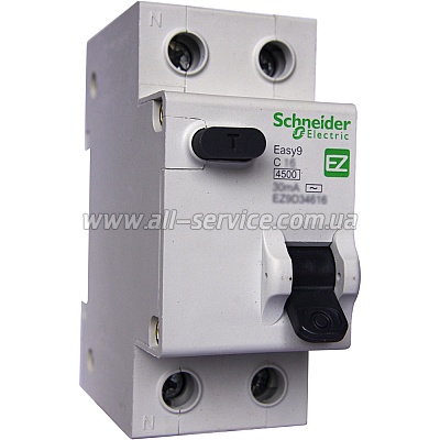   Schneider Electric 1 P+N 16  30    EZ9 (EZ9D34616)