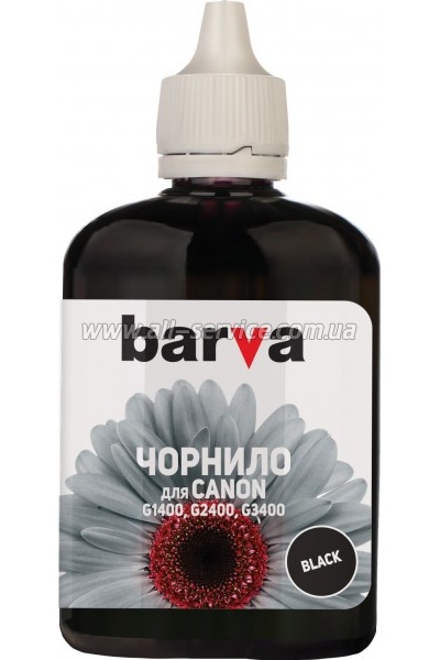  Barva GI-490 Canon PIXMA G1400 / G2400 / G3400 90 Black Pigmented (G490-507)