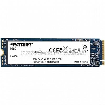 SSD  Patriot M.2 NVMe PCIe 3.0 x4 128GB 2280 P300 (P300P128GM28)