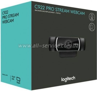 - Logitech C922 Pro Stream (960-001088)