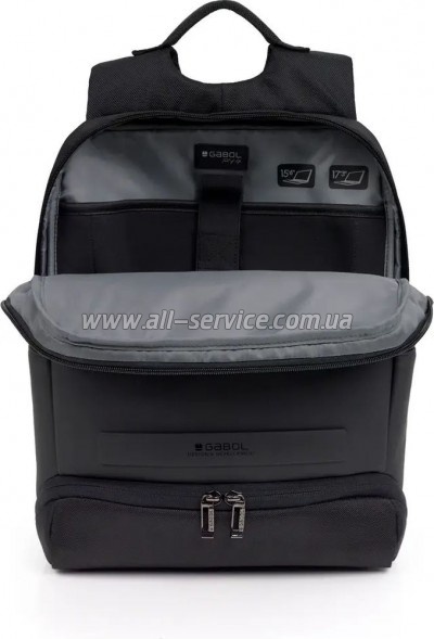   Gabol Expandable Backpack Capital 9/11L Black (413156-001) (930733)