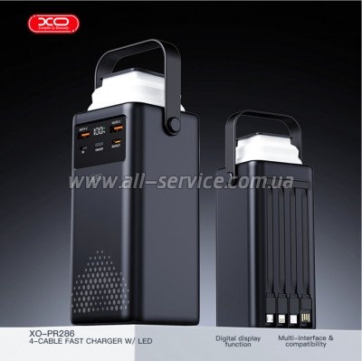 ������� ������������� XO 50000mAh PD 20W black (XO-PR286-BK)