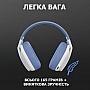  Logitech G435 Lightspeed Wireless Gaming Headset White (981-001074)