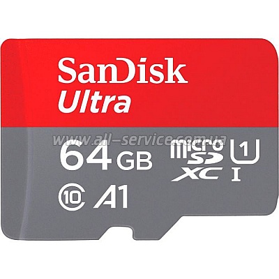   SanDisk 64GB microSD class 10 UHS-I Ultra (SDSQUAB-064G-GN6MA)