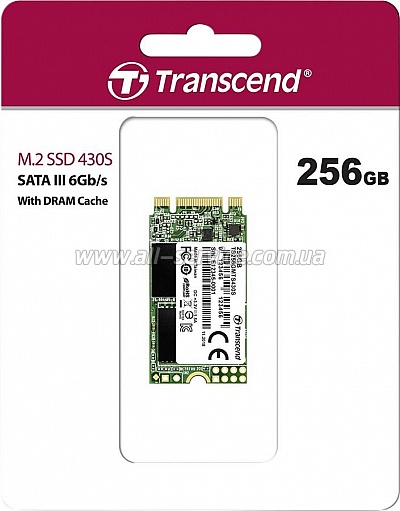 SSD  M.2 Transcend MTS830S 256GB 2242 SATA 3D TLC (TS256GMTS430S)