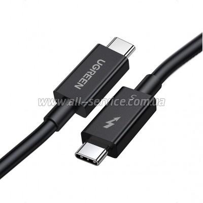 ���� ������ USB-C to USB-C 1.0m Thunderbolt 5 240W 5A 120Gbps 16/8/4K L703 black Ugreen (45996)