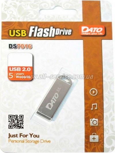  Dato 64GB DS7016 Silver USB2.0 (DS70016-64G)