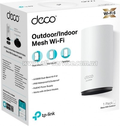  TP-Link DECO-X50-Outdoor-1-PACK