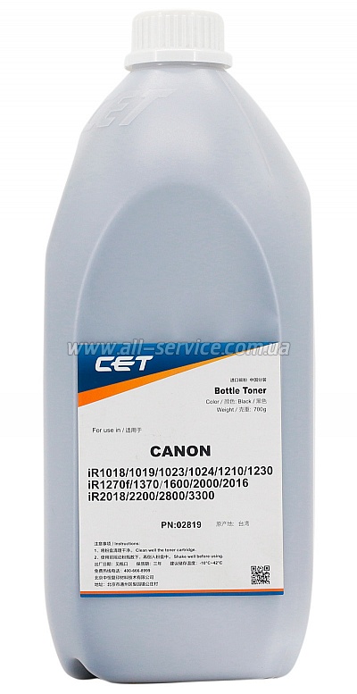 CET Canon iR 1018/ 1210/ 2016/ 2200/ 3300  700 (CET2819)