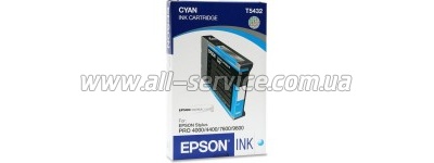 Картридж Epson StPro 4000/ 4400/ 7600/ 9600 cyan (C13T543200)