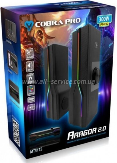   Media-Tech Aragor RGB Light Black (MT3175)