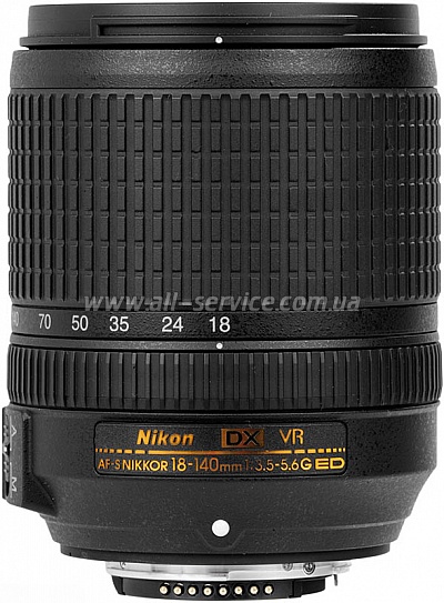  Nikon 18-140mm f/3.5-5.6G ED VR AF-S DX NIKKOR (JAA819DA)