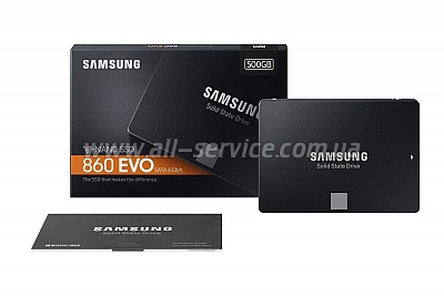 SSD  Samsung 860 EVO 500GB 2.5" SATA V-NAND 3bit MLC (MZ-76E500BW)