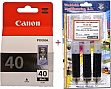  PG-40 Canon Pixma MP210/ MP450/ MX310 +   Black (Set40-inkB)