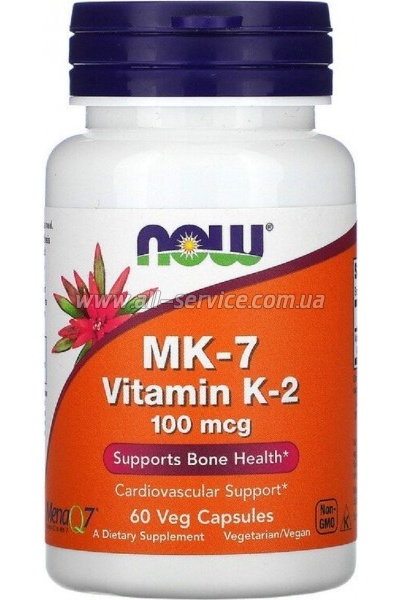  Now Foods  -2, K-2 (MK7), 100 ,60   (NOW-00992)