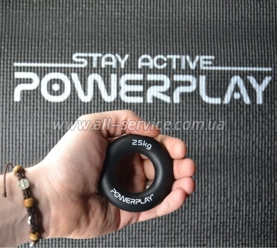  PowerPlay PP-4324 Hand Grip Ring Hard 25   (PP_4324_25kg)