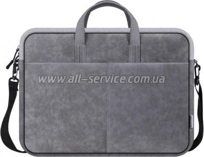    Defender 15.6" Solid PU gray (26088)