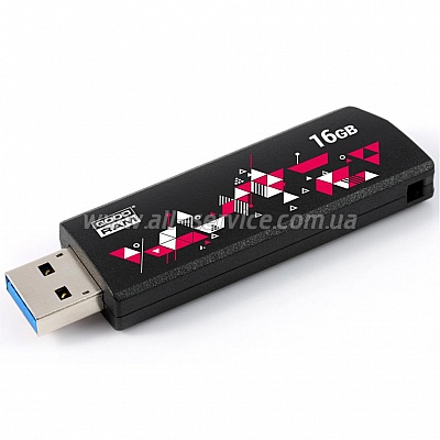 ��e��� GOODRAM 64GB USB 3.0 UCL3 Cl!ck Black (UCL3-0640K0R11)