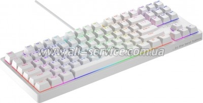  Hator Rockfall 2 Mecha TKL Orange USB White (HTK-521)