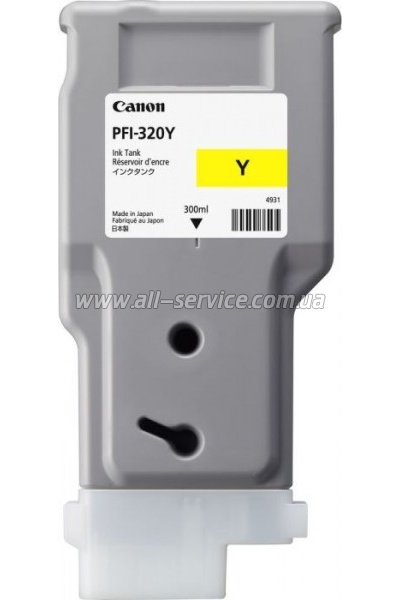  Canon PFI-320 Canon imagePROGRAF TM-200/ TM-300/ TM-305 Yellow (2893C001)