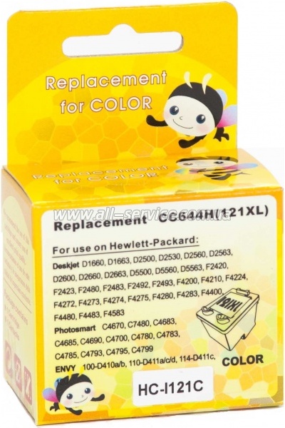 �������� MicroJet �121XL HP DJ D2563/ F4283 ������ CC644HE Color (HC-I121C)