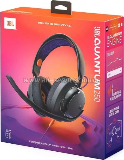 �������� JBL Quantum 250 Black (JBLQTUM250BLK)