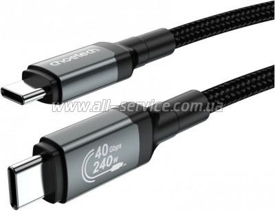 ���� ������ USB-C to USB-C 2.0m USB4 Gen 3 240W Choetech (XCC-1042)