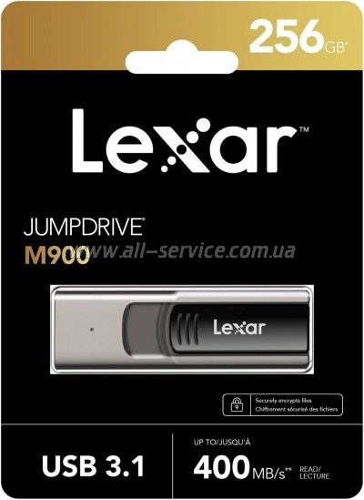 USB   Lexar 256GB JumpDrive M900 USB 3.1 (LJDM900256G-BNQNG)