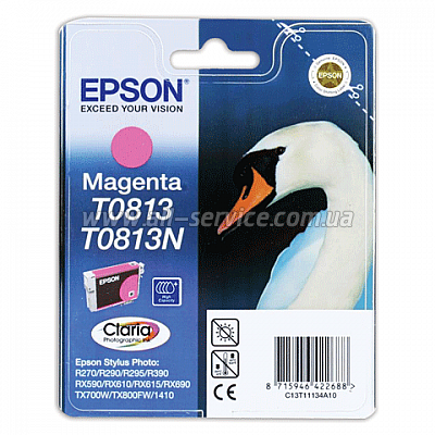  Epson StPhoto R270/ R290/ R390/ RX590/ RX610/ RX690/ 1410 magenta, 11 (C13T11134A10)