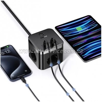������� ������ Baseus PowerCombo Cube Power Strip (E00066400117-00)