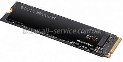 SSD ���������� WD Black SN750 NVME SSD 500 GB With Heatsink (WDS500G3XHC)