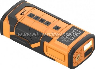    Aspiring Jump 3 8000mAh Power bank 3-in-1 with inflator, compressor, car charging (JM8000PIWC)