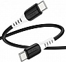 Дата кабель USB-C to USB-C 1.0m 60W silicone X82 black HOCO (6931474768599) Дата кабель USB-C to USB-C 1.0m 60W silicone X82 black HOCO (6931474768599)