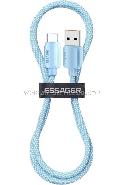 ���� ������ USB 2.0 AM to USB-C 1.0m 100W blue Essager (EXC7A-WL03-P)