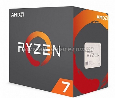  AMD RYZEN X8 R7-1800X SAM4 BOX (YD180XBCAEWOF)