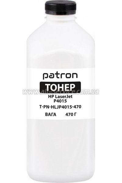 Тонер Patron HP LJ P4014 бутль 470г Black (PN-HLJP4015-470) Тонер Patron HP LJ P4014 бутль 470г Black (PN-HLJP4015-470)