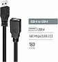 Дата кабель USB 2.0 AM/AF 1.8m black ColorWay (CW-CBUF076-BK) Дата кабель USB 2.0 AM/AF 1.8m black ColorWay (CW-CBUF076-BK)