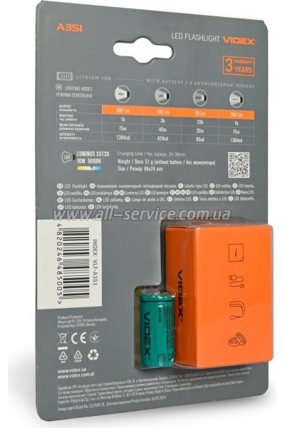 ������ Videx VLF-A351