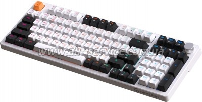  GamePro MK170W Hot-Swap Red Swich RGB USB UA White (MK170W)