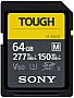   Sony 64GB SDXC C10 UHS-II U3 V60 R277/W150MB/s Tough (SFM64T.SYM)