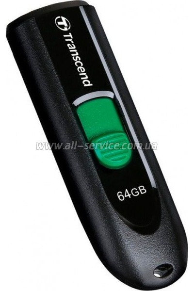  Transcend 64GB JetFlash 790C Black USB 3.1 Type-C (TS64GJF790C)