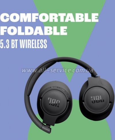  JBL Tune 720BT Black (JBLT720BTBLK)