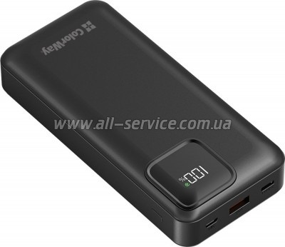 ������� ������������� ColorWay 20000mAh Optimal Power PD 22.5W Black (CW-PB200LPB5BK-PDD)