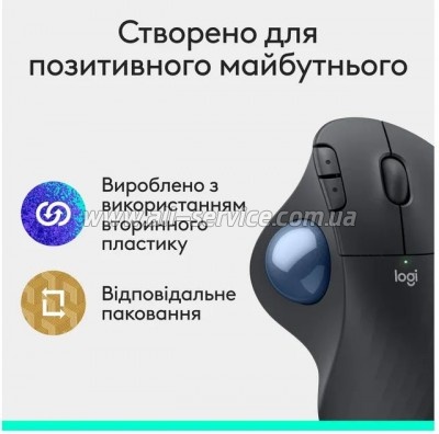  Logitech Ergo M575S Wireless Trackball Graphite (910-007029)