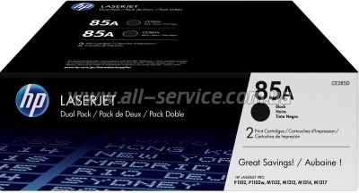 HP LJ P1102/ 1102w black DUAL PACK (CE285AF)
